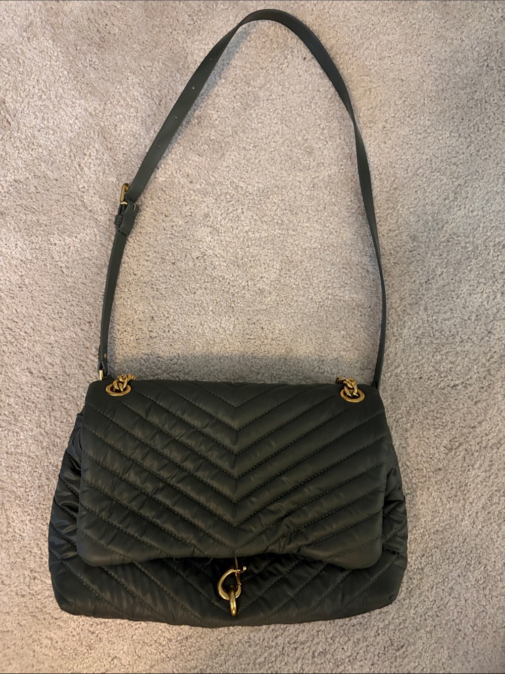 Rebecca Minkoff Edie Nylon Jumbo Flap Shoulder Bag